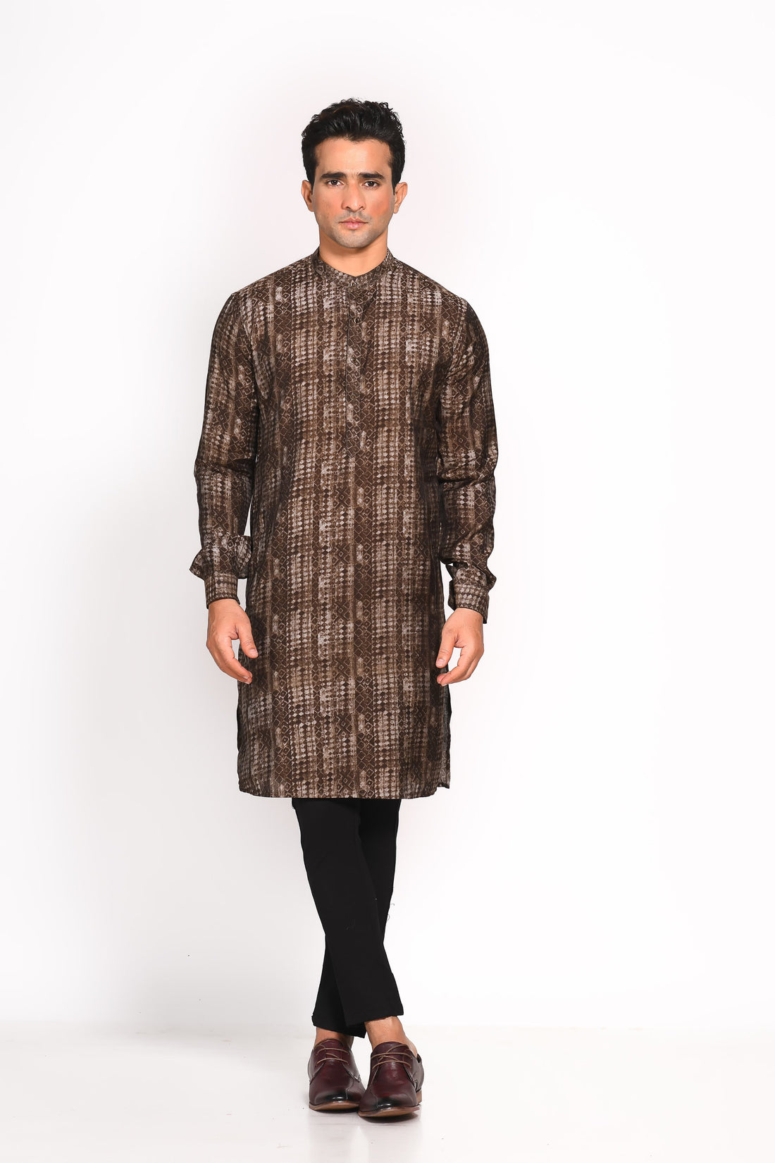 Introducing our Digital Print Kurta, specially designed for maximum comfort and ease. Crafted from breathable Muslin, this kurta is highly recommended for the warmer months, ensuring you stay cool and stylish, whether it’s a festive occasion or a casual day out. The slim fit cut and elegant digital print bring together tradition and modernity, making this a versatile piece for any occasion.