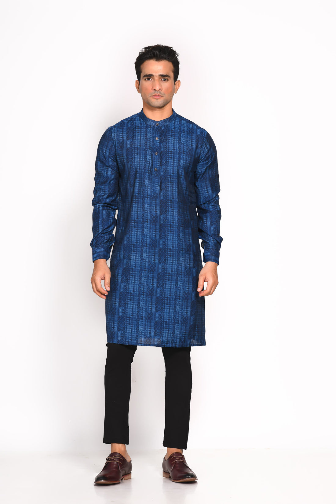 Introducing our Digital Print Kurta, specially designed for maximum comfort and ease. Crafted from breathable Muslin fabric, this kurta is highly recommended for the warmer months, ensuring you stay cool and stylish, whether it’s a festive occasion or a casual day out. The slim fit cut and elegant digital print bring together tradition and modernity, making this a versatile piece for any occasion.