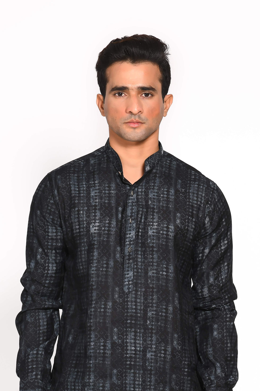 Introducing our Digital Print Kurta, specially designed for maximum comfort and ease. Crafted from breathable muslin, this kurta is highly recommended for the warmer months, ensuring you stay cool and stylish, whether it’s a festive occasion or a casual day out. The slim fit cut and elegant digital print bring together tradition and modernity, making this a versatile piece for any occasion