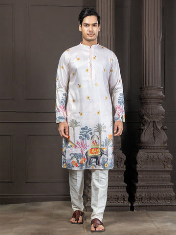 Multicolour Printed Kurta